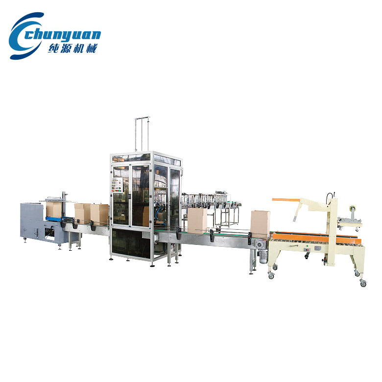 全自動開箱、裝箱、封箱機組